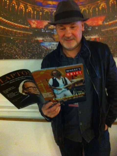 Where's Eric! interviews Paul Carrack at the Royal Albert Hall. Photo TE